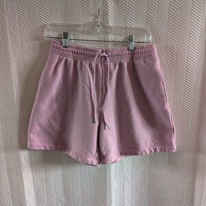 Uniqlo 100% Cotton Pink Cotton Sweat Shorts Size Small Athleisure Gym Summer